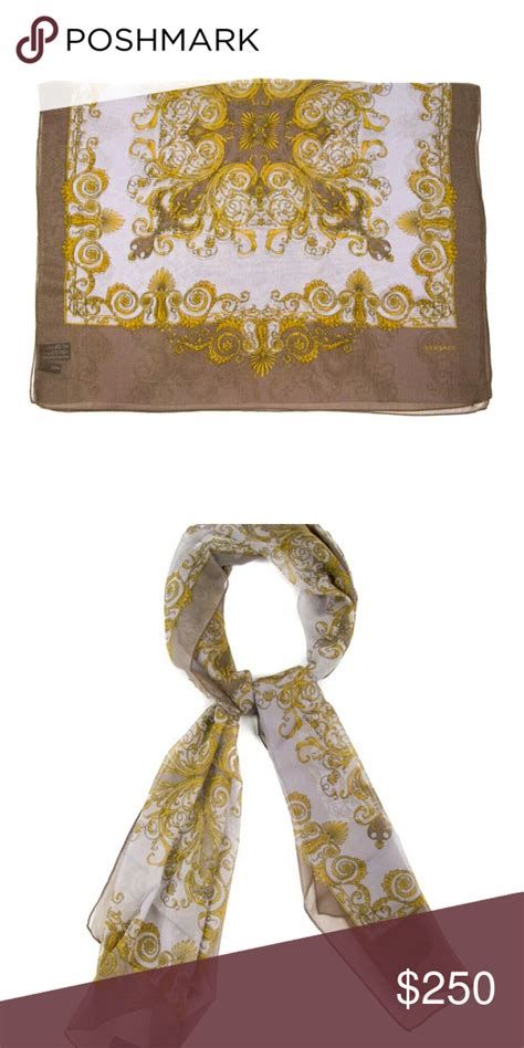 versace silk stole|Versace silk scarf women.